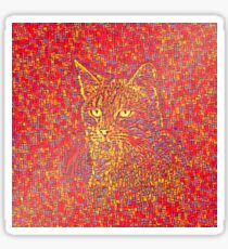 Goldenrod Crimson Sticker