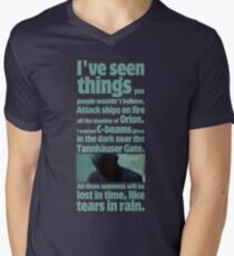 like tears in rain - blade runner quote Men's V-Neck T-Shirt