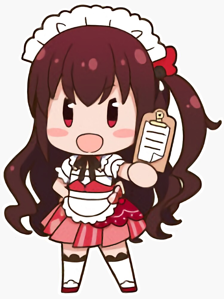 "Maid '16 Yuri (Version 2)" Sticker by kiereiko | Redbubble