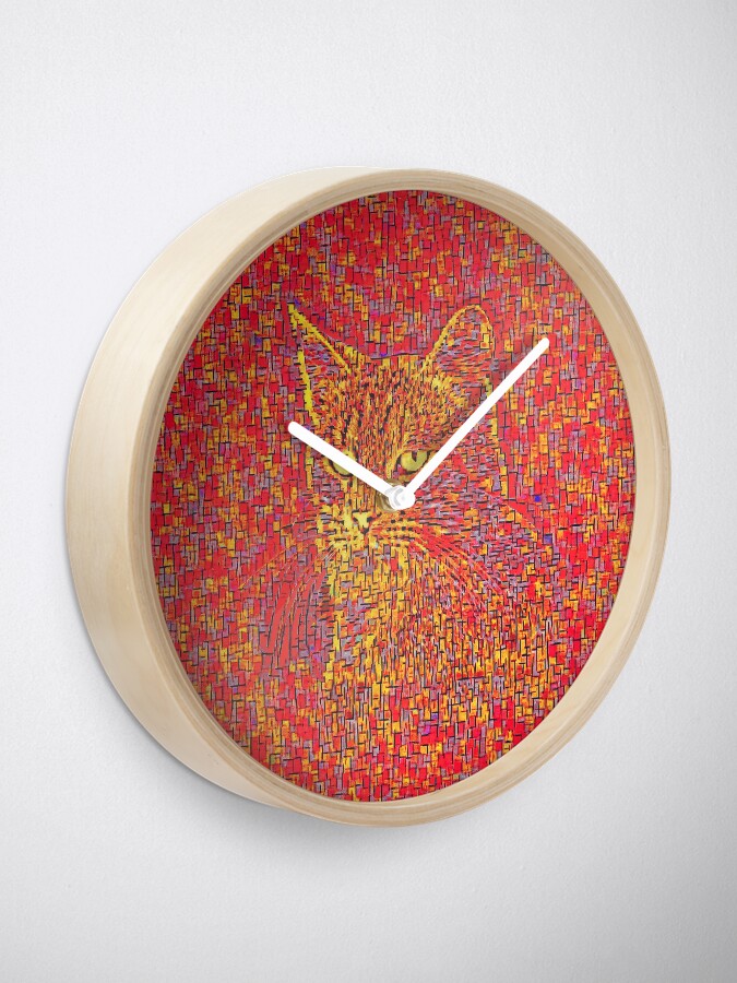 Alternate view of Goldenrod Crimson Clock