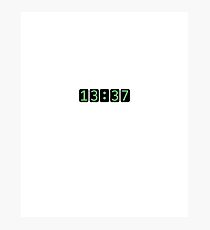 L33t'o'clock - 1337 Photographic Print