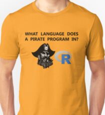 R data pirate Unisex T-Shirt