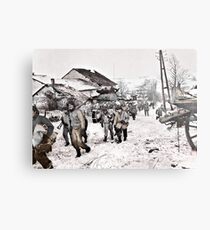 Recon Soldiers in the Snow Metal Print