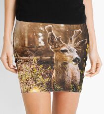 a deer in the yosemite national park Mini Skirt