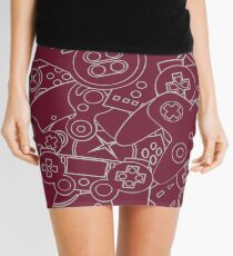 Control Freak Red || Video Game Nerd Mini Skirt