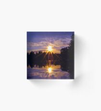 Como Lake Acrylic Block