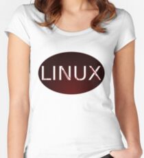 Linux Women's Fitted Scoop T-Shirt