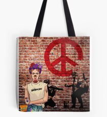 Banksy Kahlo Tote Bag