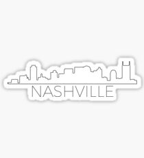 Nashville Skyline Sticker