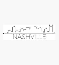 Nashville Skyline Photographic Print