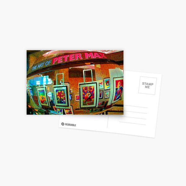 The Art of Peter Max Postcard