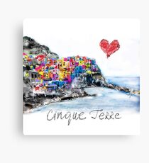 I love Cinque Terre Canvas Print