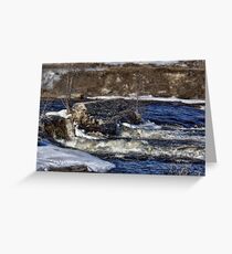 Moving waters - Moira River Greeting Card