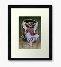 The Recliner Framed Print