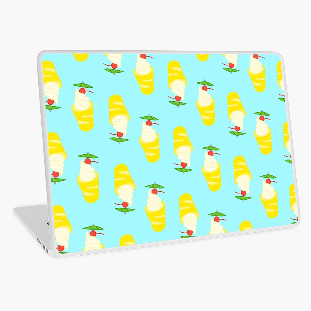 Summer Pineapple Float Laptop Skin