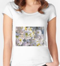Japanese Blossoms Women's Fitted Scoop T-Shirt