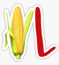 Corn-L Sticker