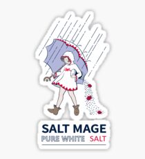 Pure White Salt Mage - Light Backgrounds Sticker