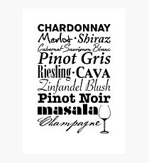 Wine... Photographic Print