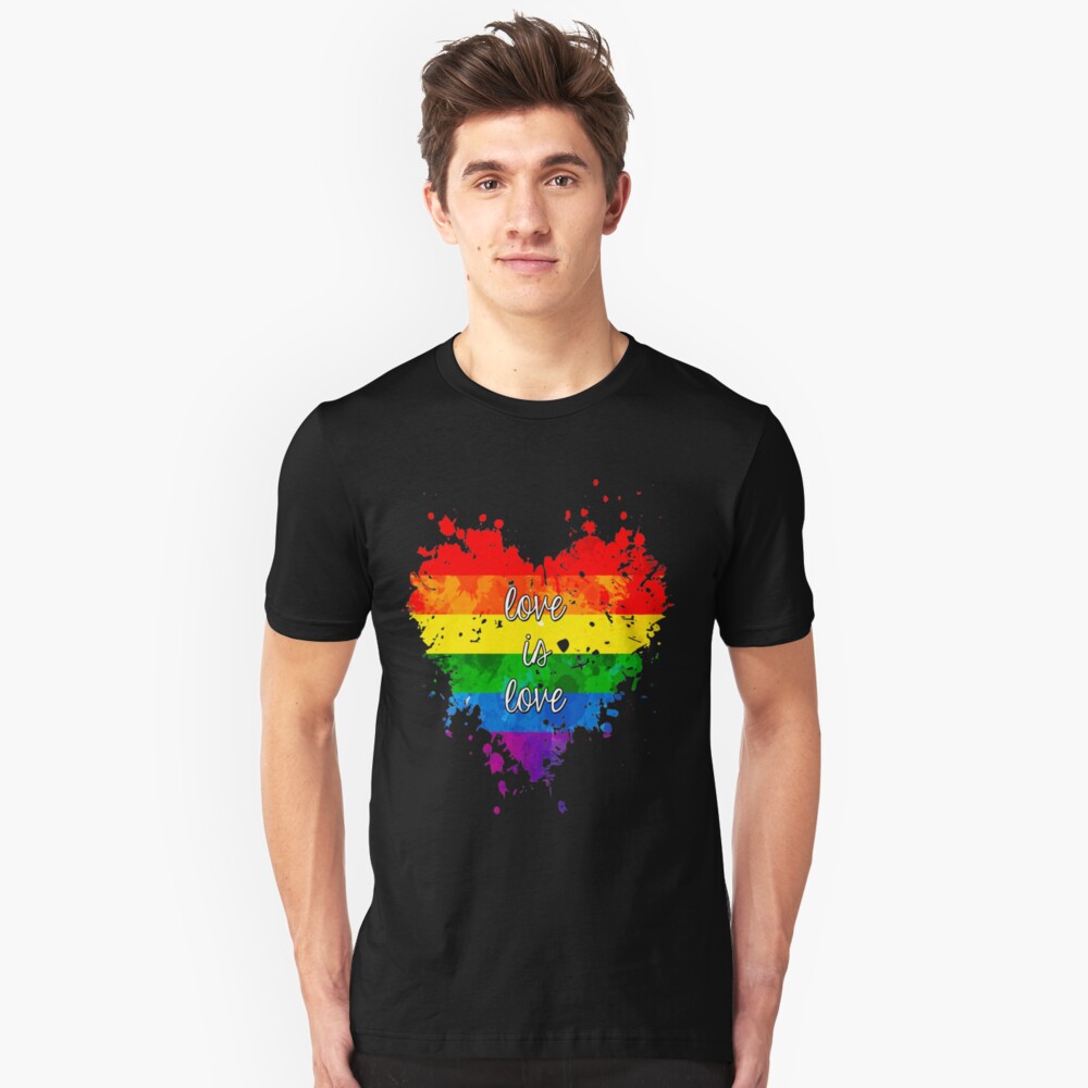 Love is love Slim Fit T-Shirt