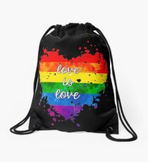 Love is love Drawstring Bag