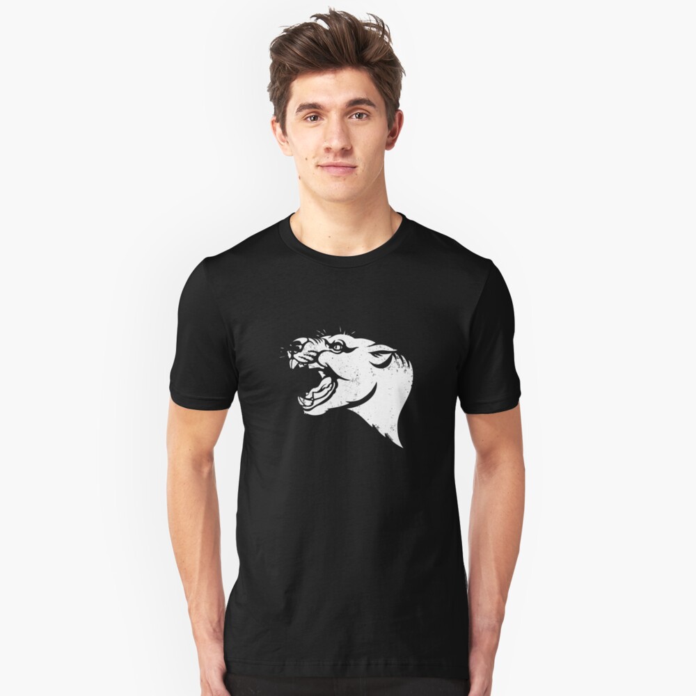 Thylacoleo stencil Slim Fit T-Shirt