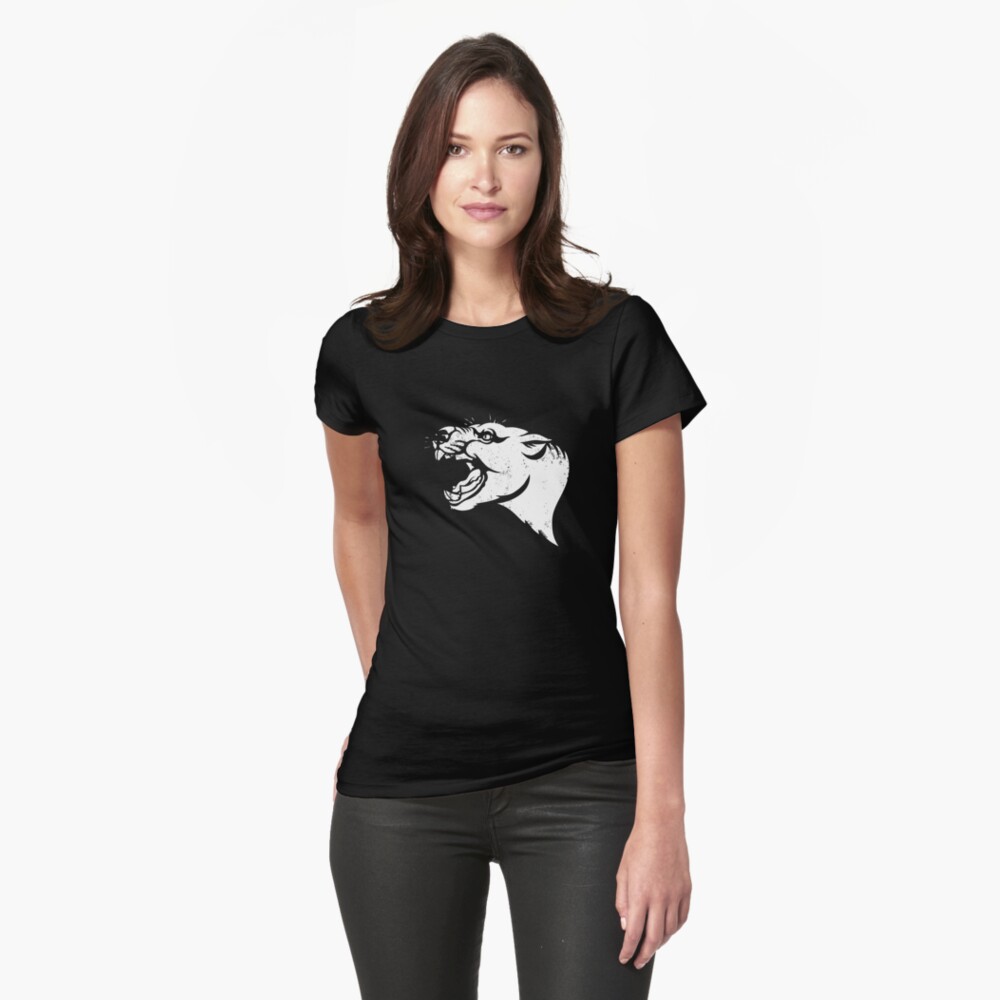 Thylacoleo stencil Fitted T-Shirt