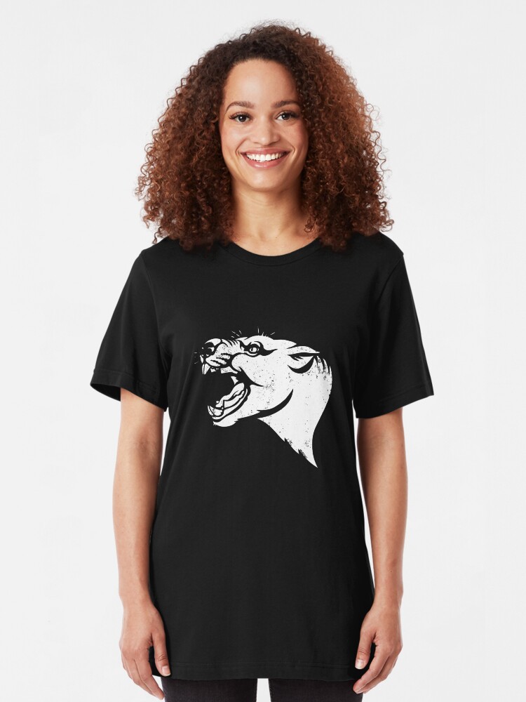 Alternate view of Thylacoleo stencil Slim Fit T-Shirt
