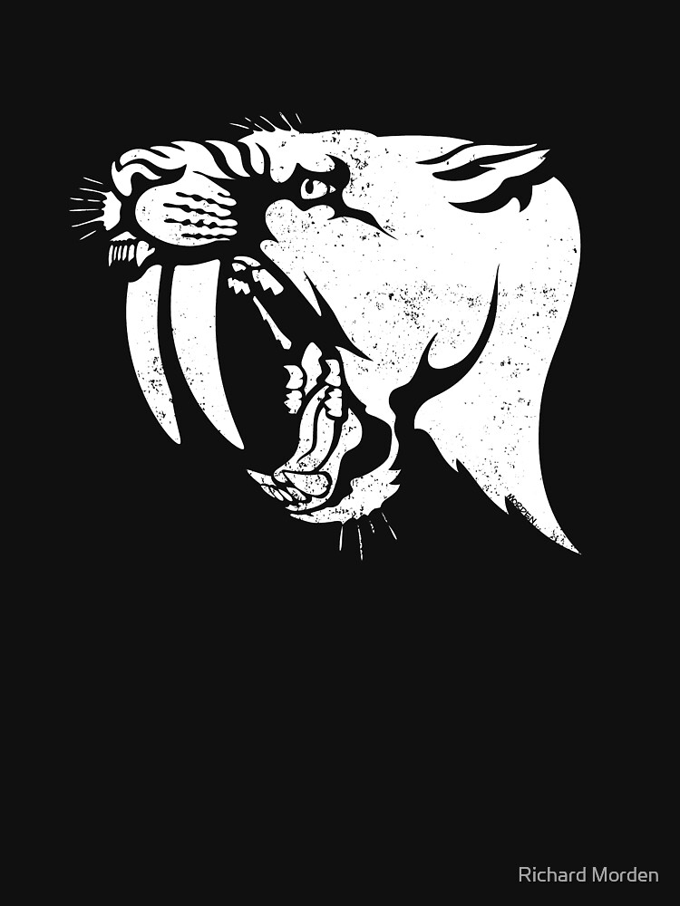saber tooth cat stencil by morden