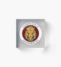 Sunnydale Razorbacks (Buffy) Acrylic Block