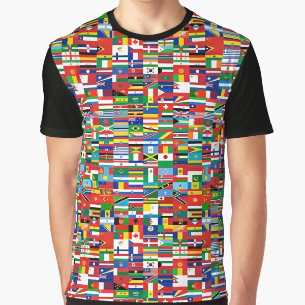 shirt with all flags