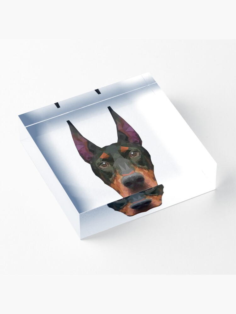 Alternate view of Doberman (Pinscher) Acrylic Block