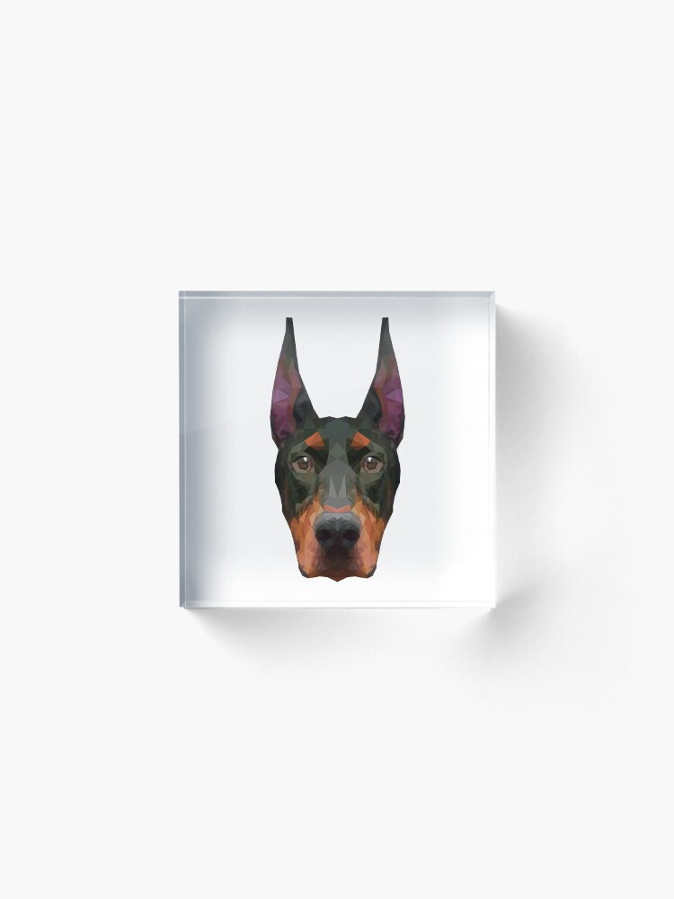 Alternate view of Doberman (Pinscher) Acrylic Block