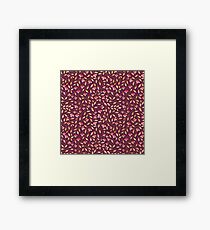 Botanical: Maroon Vine Framed Print