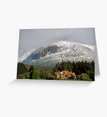 Mt Wellington snow beauty Greeting Card