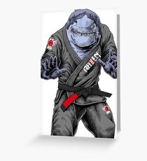 BJJ Shark Greeting Card