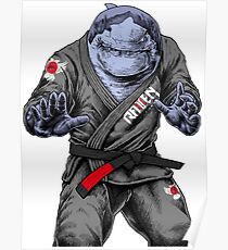 BJJ Shark Poster