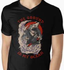 The Ground Is My Ocean Men's V-Neck T-Shirt