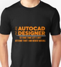 AUTOCAD DESIGNER Unisex T-Shirt