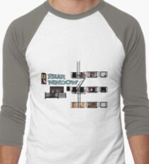 Rear Window Men's Baseball Âľ T-Shirt