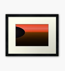dark Framed Print