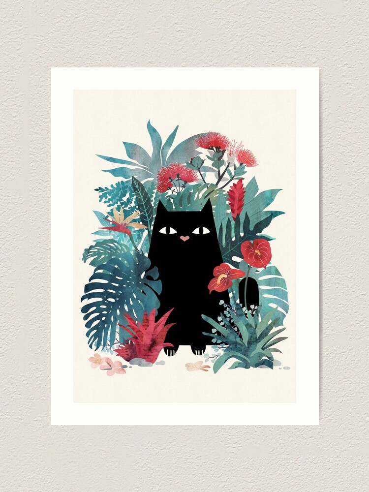 Alternate view of Popoki Art Print