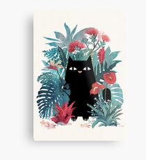 Popoki Metal Print