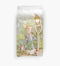 PETER RABBIT, Nursery Characters, Peter Rabbit, eating radishes, The Tale of Peter Rabbit Duvet Cover