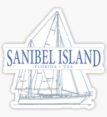 Sanibel Island Sailboat Sticker