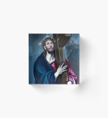 El Greco Christ Carrying the Cross Acrylic Block