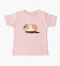 Guinea Pig on Skate Baby Tee