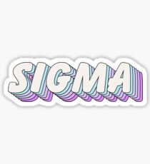 pop art 1.5 - sigma Sticker
