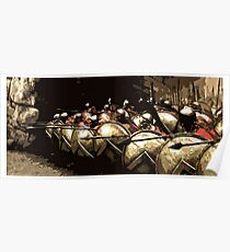 300 spartan wall art Poster