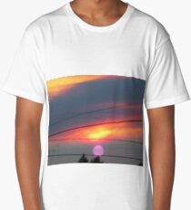 purple sun Long T-Shirt